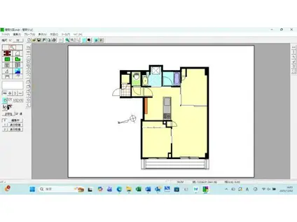 アトラスタワー五反田(2LDK/25階)の間取り写真