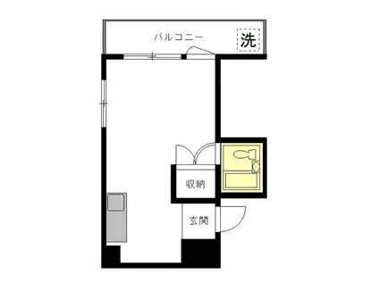 メゾン伊土(ワンルーム/3階)の間取り写真