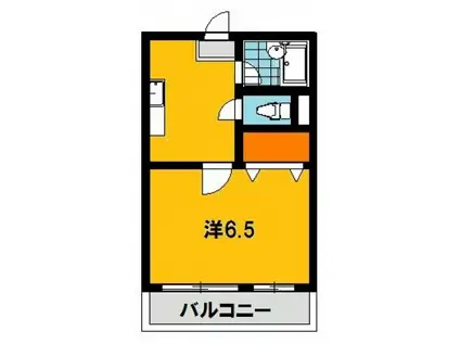 レジデンスTOYOUKE江曽島(1K/3階)の間取り写真