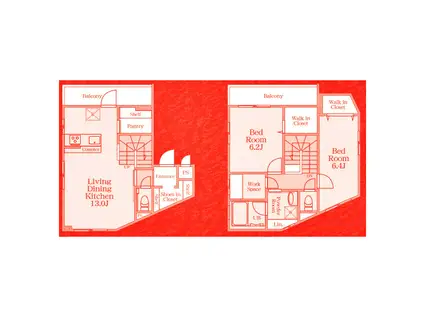 サンシエスタ鶴ケ峰II(2LDK/4階)の間取り写真