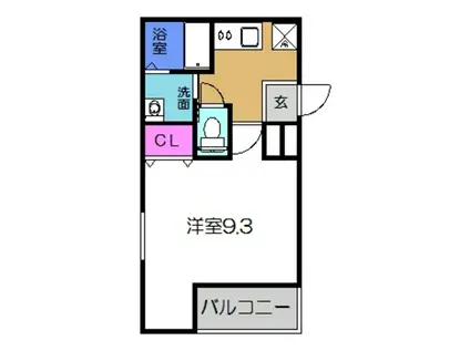 フジパレス堺もずノースII番館(1K/1階)の間取り写真