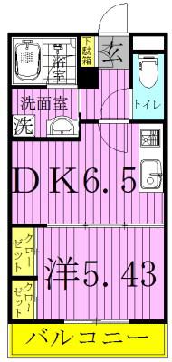 INSURANCE BLDG.XVインシュランスビルディング15(1K/1階)の間取り写真