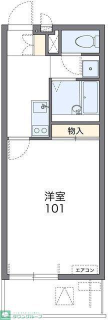 レオネクストひまわりII(1K/3階)の間取り写真