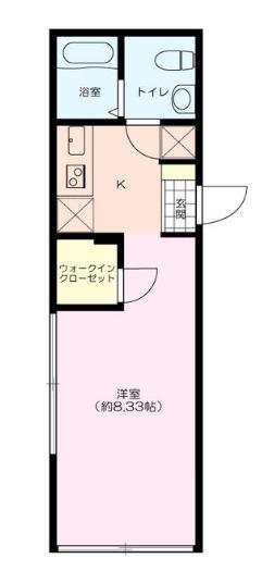 EDIT新宿富久町(ワンルーム/4階)の間取り写真