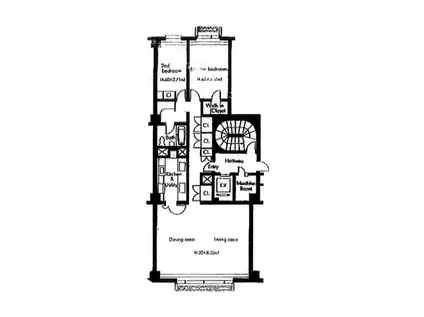 ブラフ100(2LDK/3階)の間取り写真