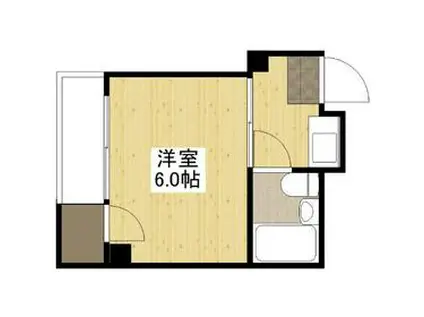 曙藤村ビル(1K/5階)の間取り写真