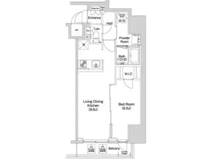 COMFORIA 上野入谷(1LDK/11階)の間取り写真