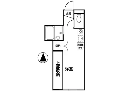 ラ・セルジュ新宿落合 敷無 手無 3/20退 外国籍可 職種不問(ワンルーム/1階)の間取り写真