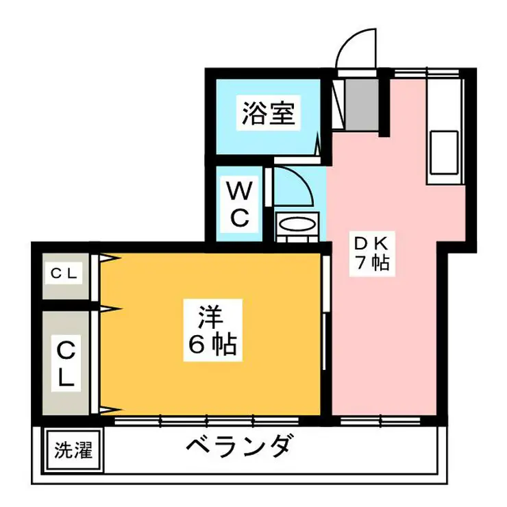 千葉マンション 3階階 間取り