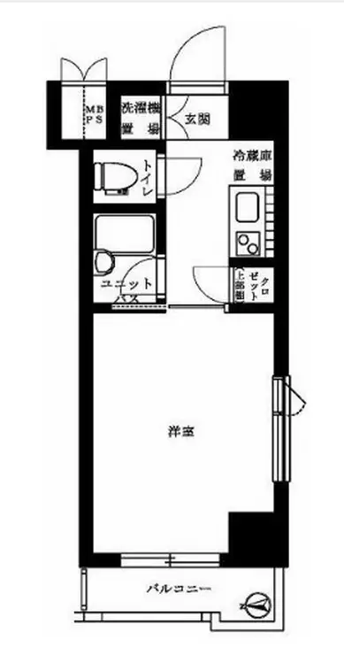 ルーブル蒲田伍番館 6階階 間取り