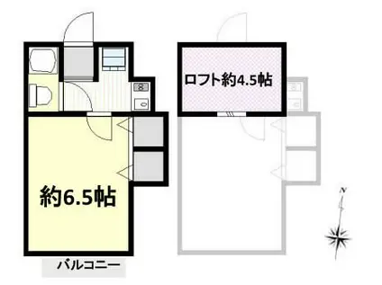 飯塚商事ビル(1SK/3階)の間取り写真