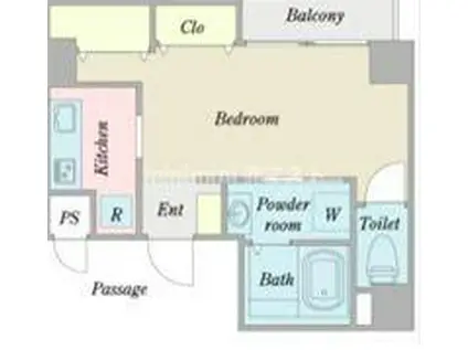 NET LIFE 本町(1K/5階)の間取り写真