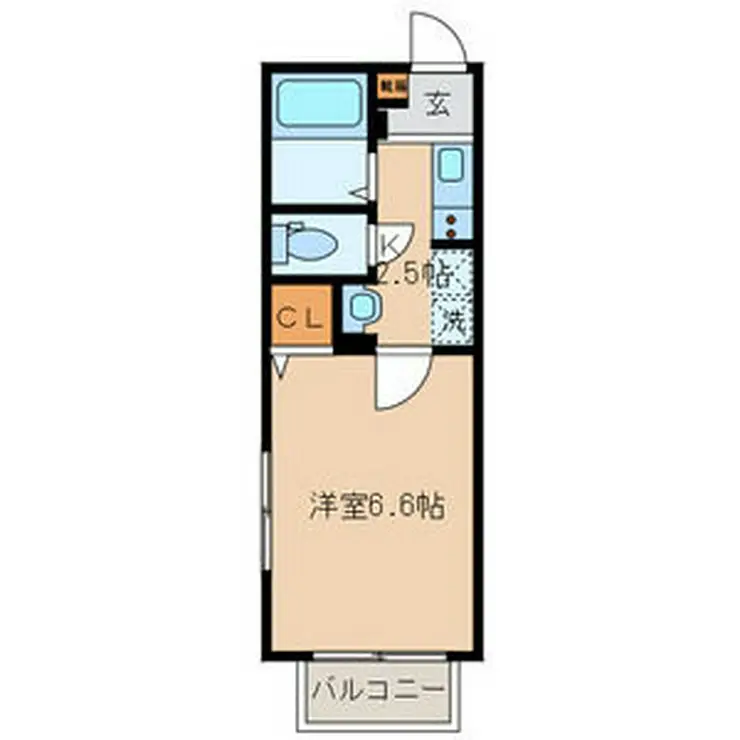 エムズ江北 1階階 間取り