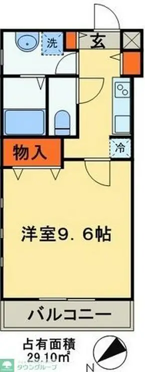 金太郎ヒルズ30 2階階 間取り
