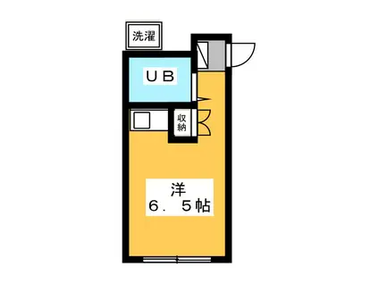 アガペー(ワンルーム/1階)の間取り写真