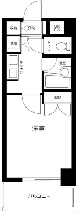 プレール高井戸 7階階 間取り
