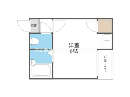 SKハイツ住之江(ワンルーム/5階)の間取り写真