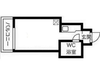ネオダイキョー神戸元町(ワンルーム/11階)の間取り写真