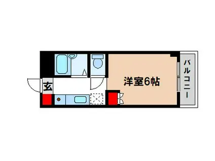 アールズプレイス二日市(1K/3階)の間取り写真