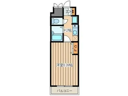 パール横浜東口壱番館 913022(1K/8階)の間取り写真