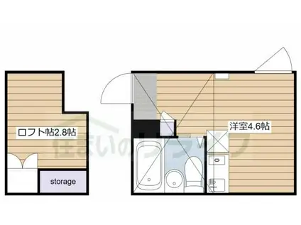 MY PLAN 阿佐ヶ谷(ワンルーム/1階)の間取り写真
