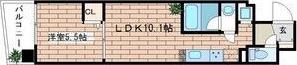 グランツ(1LDK/2階)の間取り写真
