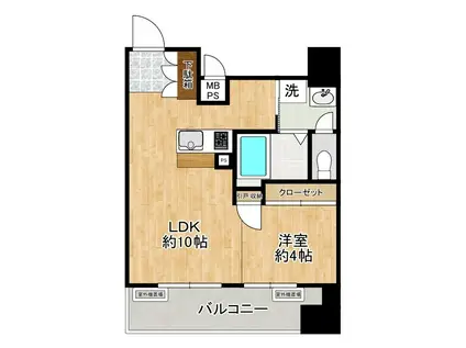 サヴォイマキシマイズ博多ステーション(1LDK/11階)の間取り写真