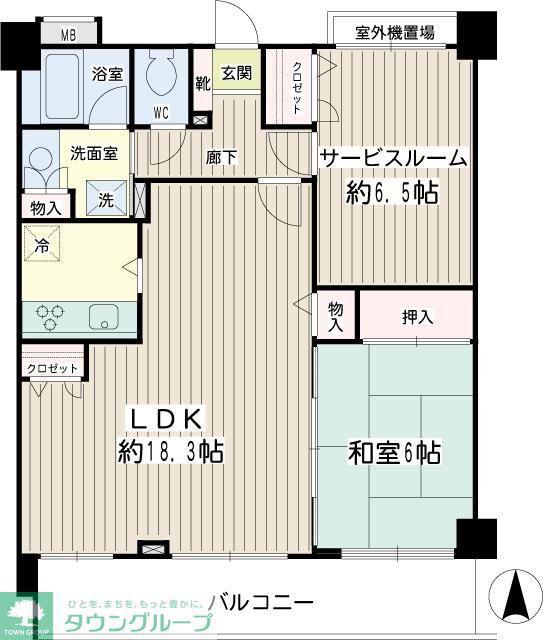 NICEアーバン平間(1LDK/3階)の間取り写真