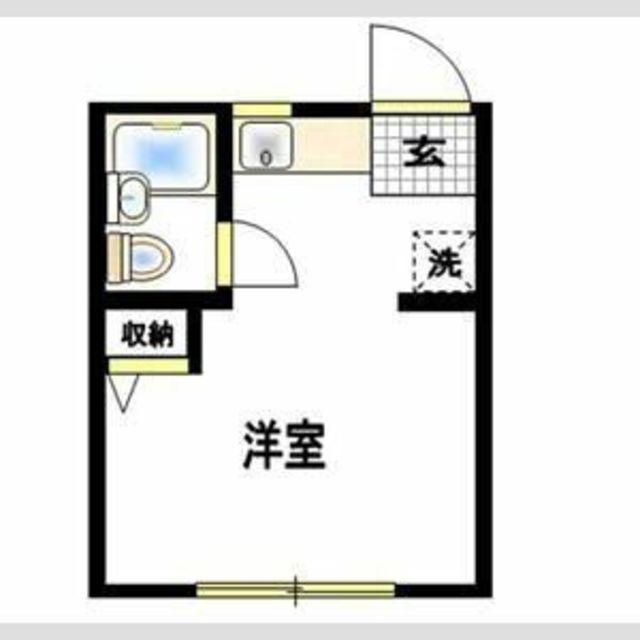 ハイグレード永山(ワンルーム/2階)の間取り写真
