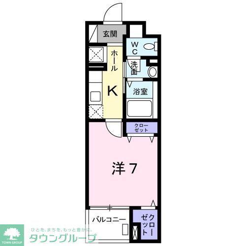 ライゼプラッツ(1K/5階)の間取り写真