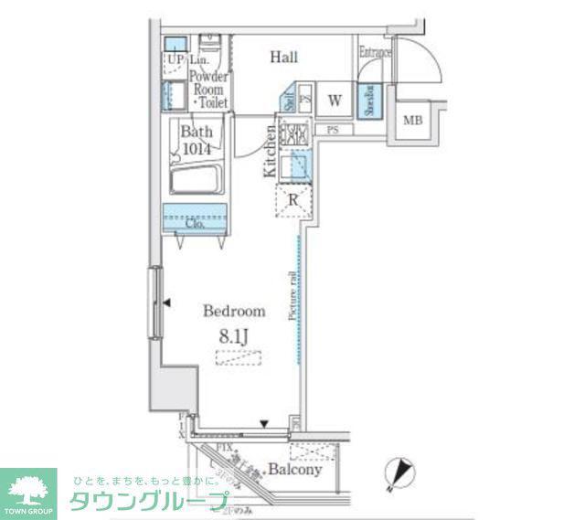 BUENA VISTA代々木(ワンルーム/3階)の間取り写真