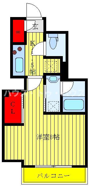 巣鴨レジデンス壱番館(1K/3階)の間取り写真