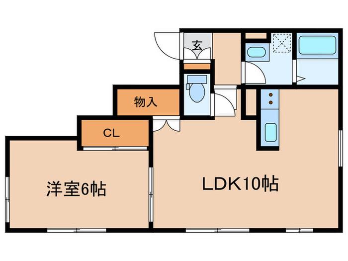 せきめぞん(1LDK/1階)の間取り写真