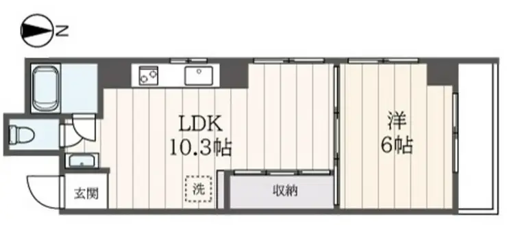 誠文堂ビル 3階階 間取り