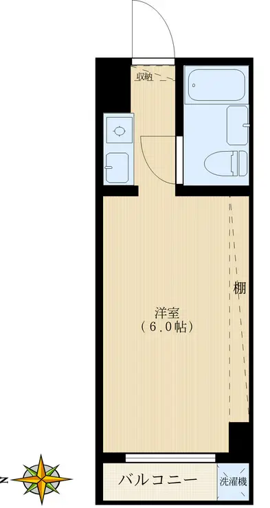 リエス本郷 1階階 間取り