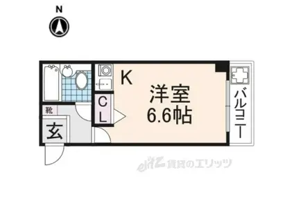 コーポ三和新大宮Ⅱ号館(ワンルーム/3階)の間取り写真