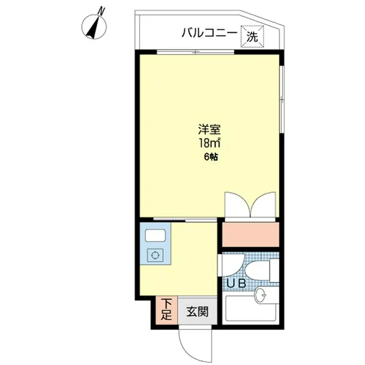 洗足エミナンス 2階階 間取り