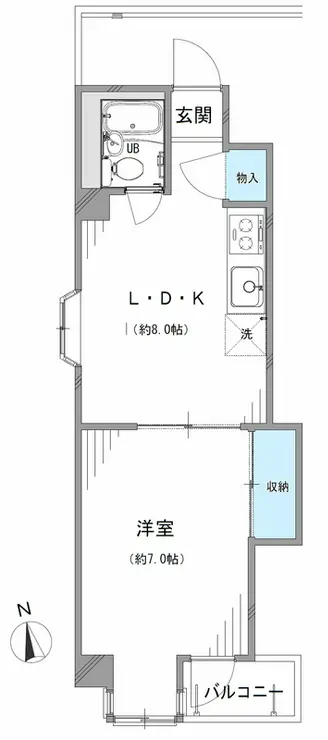 ノグチハイツ 3階階 間取り