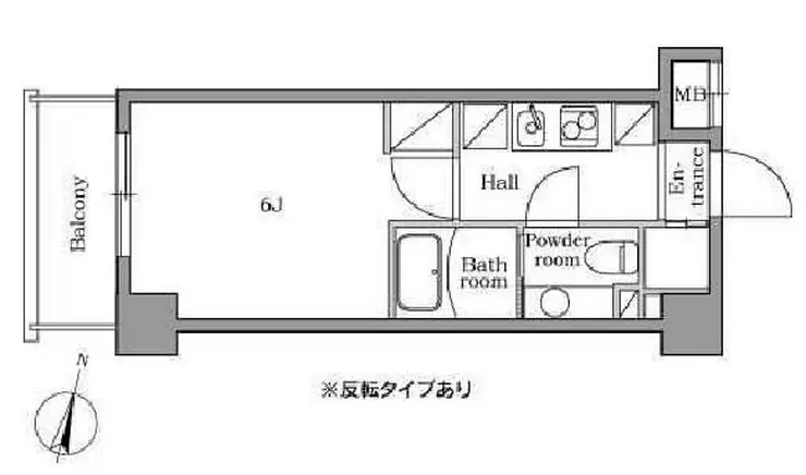 レジディア中村橋 4階階 間取り