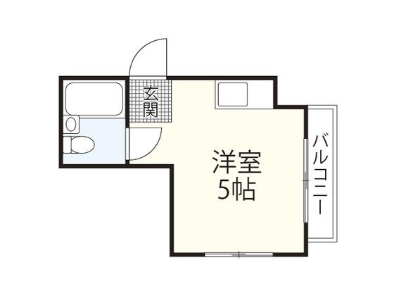 マグノリア堺町(ワンルーム/4階)の間取り写真