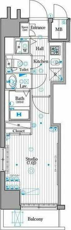 グランド・ガーラ新横浜North 11階階 間取り