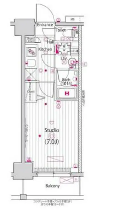 ガーラ・ステーション横濱大通り公園 3階階 間取り