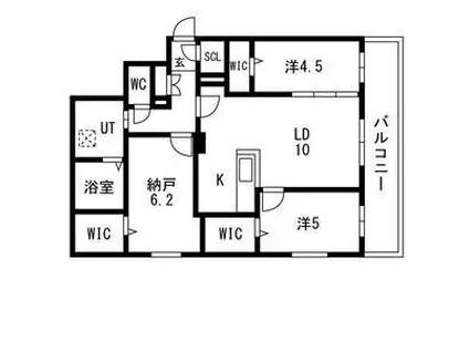 ヴィレッジ表参道(3LDK/4階)の間取り写真