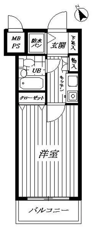 菱和パレス南大井 5階階 間取り