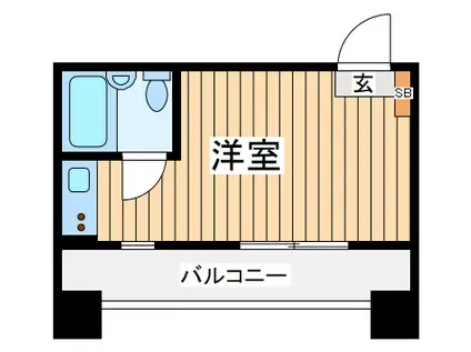 トップ鶴見(ワンルーム/6階)の間取り写真