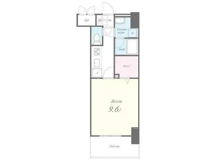 ARTIO DOMANI(1K/9階)の間取り写真