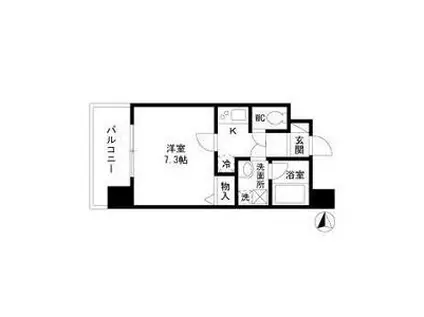 エコロジー栄レジデンス(1K/5階)の間取り写真