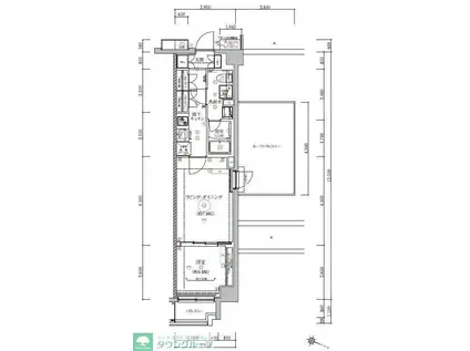 WEAVE BASE -ITABASHI HONCHO(1LDK/8階)の間取り写真