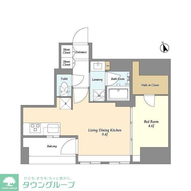 MODIER GINZA イースト(1LDK/3階)の間取り写真