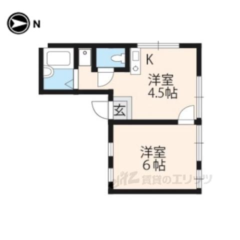 メゾンワイズ(ワンルーム/3階)の間取り写真